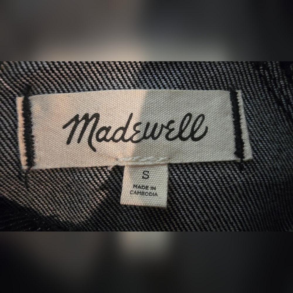 Madewell Raglan Oversized Jean Jacket Size Small - Picture 2 of 11